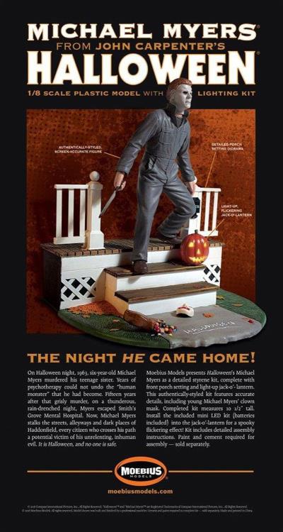 Halloween Michael Myers 1/8 Scale Model Kit (Reissue) Gallery Image 4