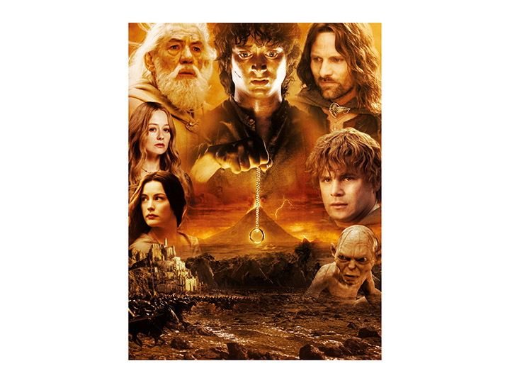 The Lord of the Rings Mount Doom 1000-Piece Puzzle Gallery Image 1