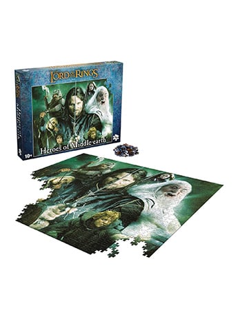 The Lord of the Rings Heroes of Middle Earth 1000-Piece Puzzle Gallery Image 2
