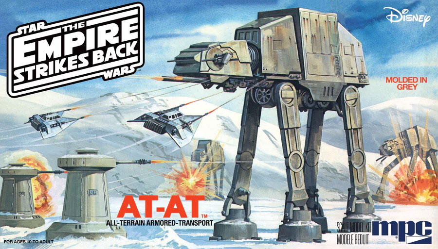 Star Wars The Empire Strikes Back AT-AT 1/100 Scale Model Kit Gallery Image 7