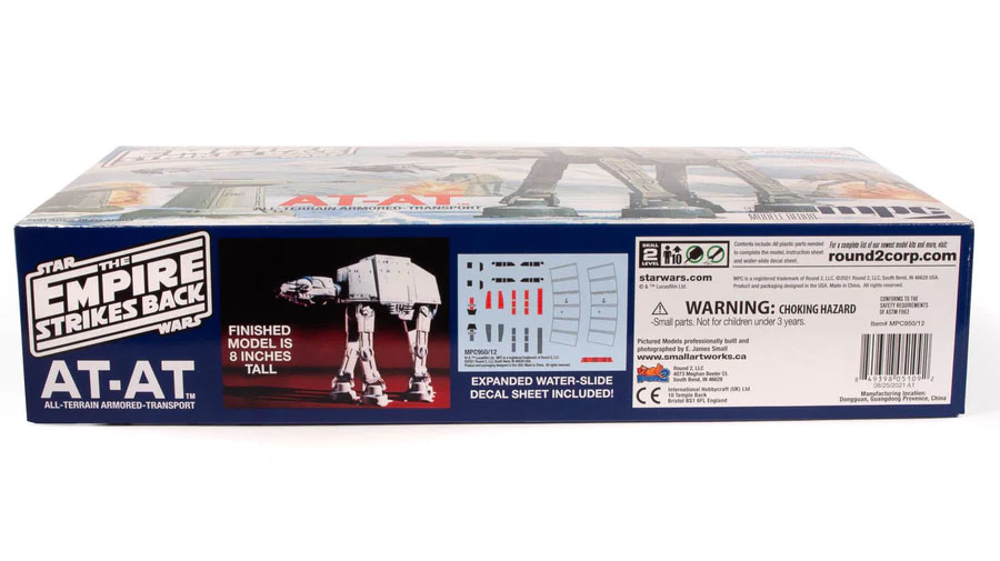 Star Wars The Empire Strikes Back AT-AT 1/100 Scale Model Kit Gallery Image 5