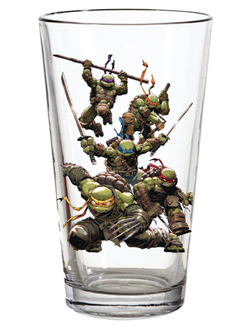 Teenage Mutant Ninja Turtles Splinter Clan Pint Glass PX Previews Exclusive Gallery Image 2