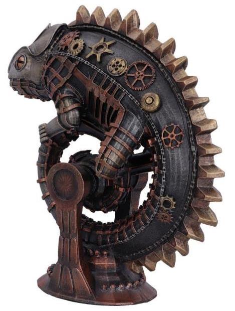 Steampunk Mechanical Chameleon Figurine Gallery Image 5