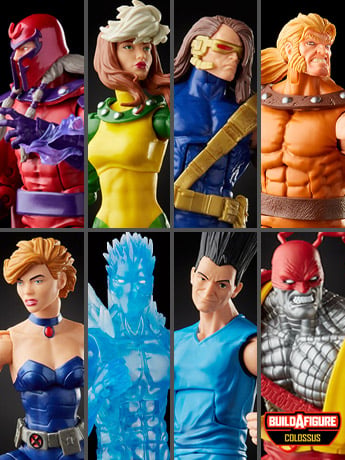 X-Men Marvel Legends Wave 7 Set of 7 Action Figures (Colossus BAF) Gallery Image 2