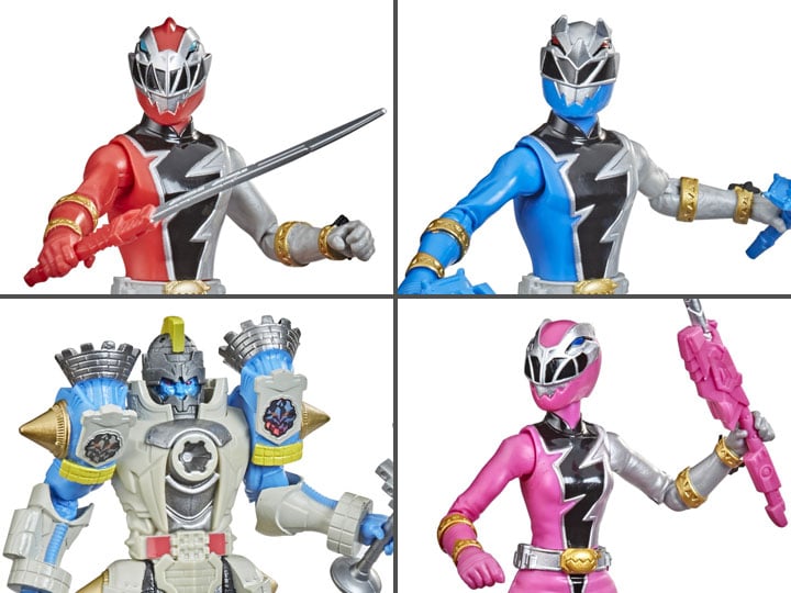 Power Rangers Dino Fury Basic Wave 6 Set of 4 Figures Gallery Image 1