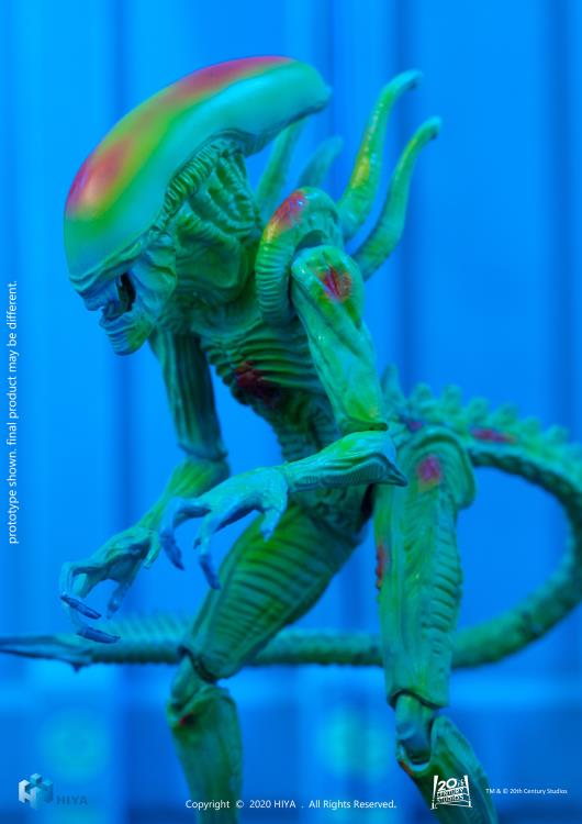 Alien vs. Predator Alien Warrior (Thermal Vision) 1:18 Scale PX Previews Exclusive Figure Gallery Image 8