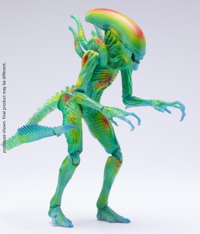 Alien vs. Predator Alien Warrior (Thermal Vision) 1:18 Scale PX Previews Exclusive Figure Gallery Image 4
