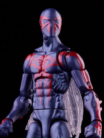 Spider-Man Marvel Legends Retro Collection Spider-Man 2099 Action Figure Gallery Image 2