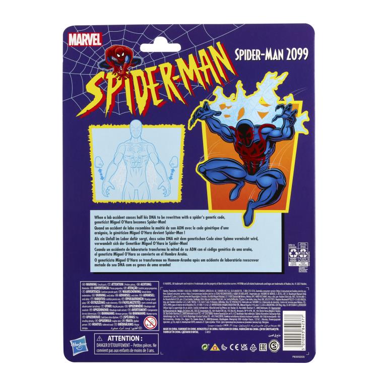 Spider-Man Marvel Legends Retro Collection Spider-Man 2099 Action Figure Gallery Image 9