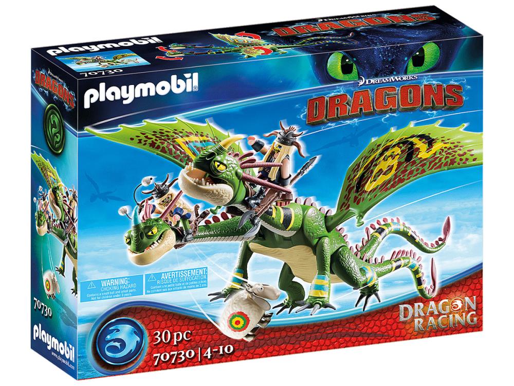 DreamWorks Dragons Dragon Racing: Ruffnut and Tuffnut with Barf