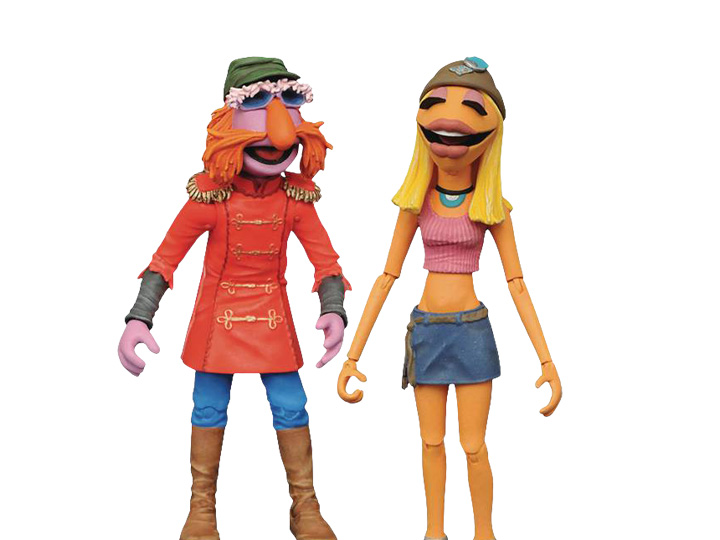 The Muppets Select Best of Series Floyd Pepper & Janice Action Figure Two-Pack Gallery Image 1