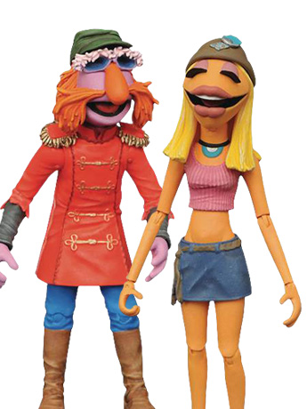 The Muppets Select Best of Series Floyd Pepper & Janice Action Figure Two-Pack Gallery Image 2