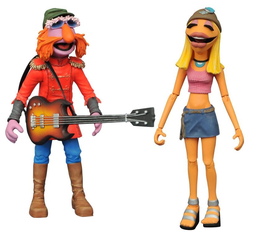 The Muppets Select Best of Series Floyd Pepper & Janice Action Figure Two-Pack Gallery Image 3