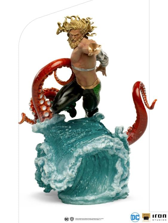 DC Comics Aquaman 1/10 Deluxe Art Scale Limited Edition Statue Gallery Image 14
