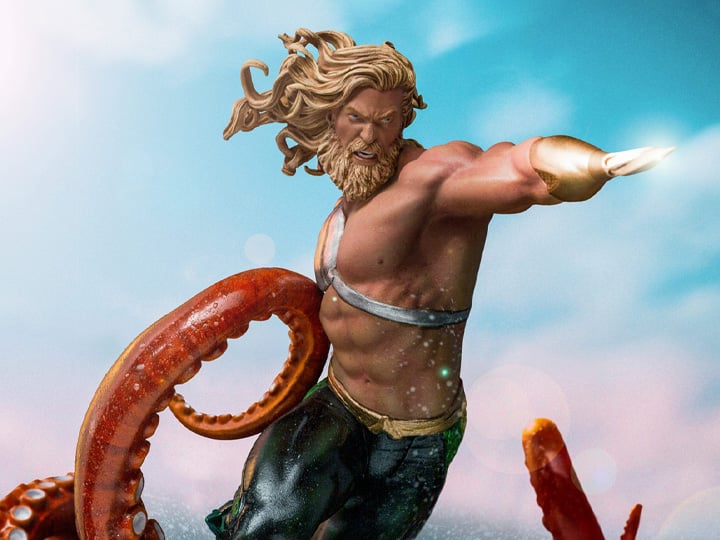DC Comics Aquaman 1/10 Deluxe Art Scale Limited Edition Statue Gallery Image 1
