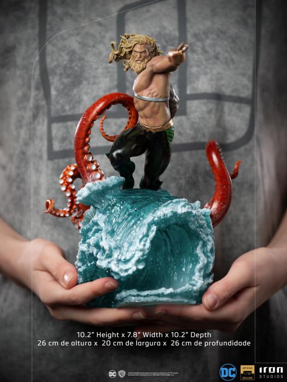 DC Comics Aquaman 1/10 Deluxe Art Scale Limited Edition Statue Gallery Image 15