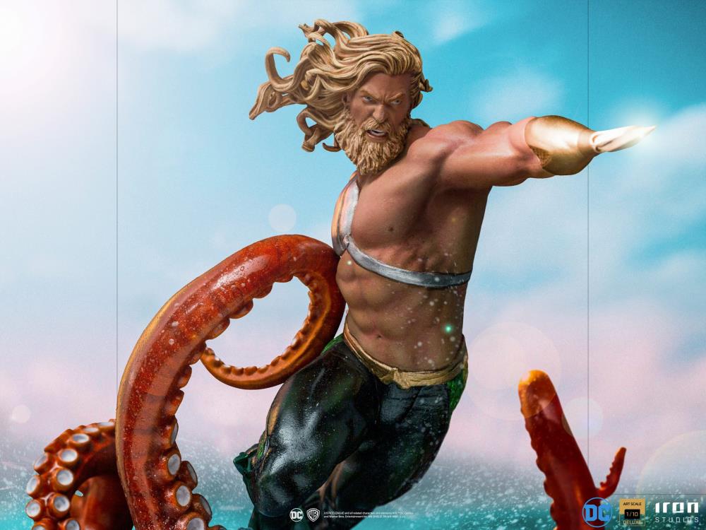DC Comics Aquaman 1/10 Deluxe Art Scale Limited Edition Statue Gallery Image 12