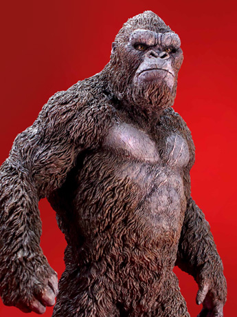 Kong: Skull Island Kong Soft Vinyl Unpainted Model Kit Gallery Image 2