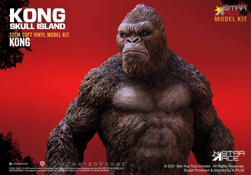 Kong: Skull Island Kong Soft Vinyl Unpainted Model Kit Gallery Image 4