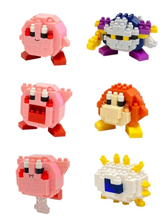 Kirby Nanoblock Mininano Series Box of 6 Characters Gallery Image 2