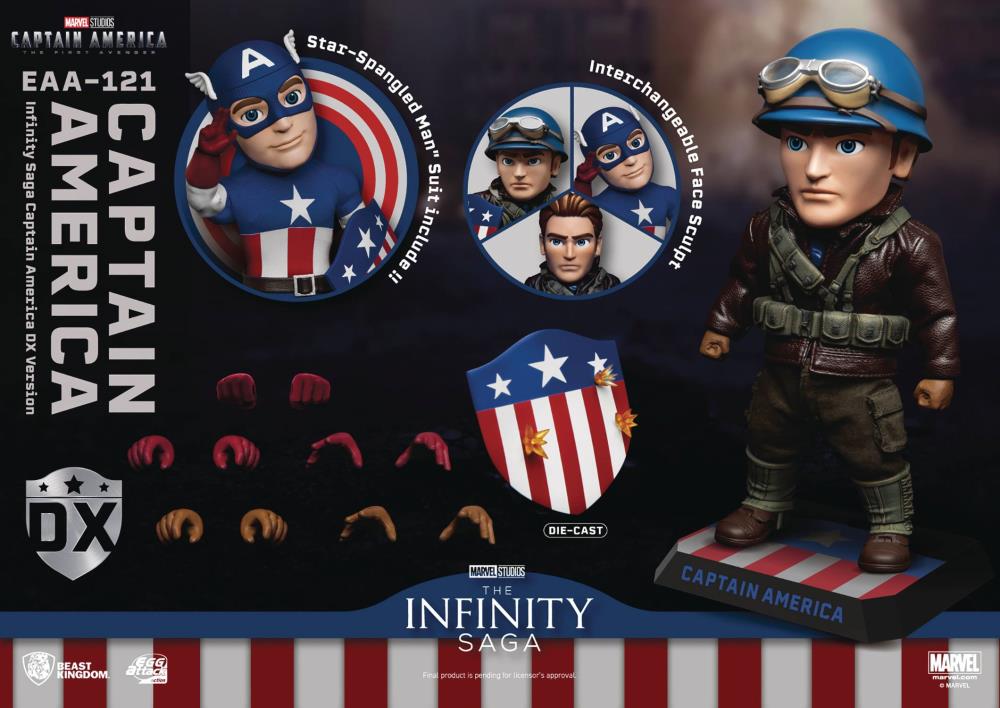 Captain America: The First Avenger Egg Attack Action EAA-121 Captain America (DX Version) Gallery Image 11