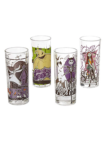 The Nightmare Before Christmas 10oz. Glass Tumbler Set Gallery Image 2