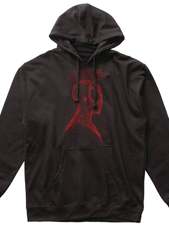 Spider-Man WebHead Black Pullover Hooded Sweatshirt Gallery Image 2