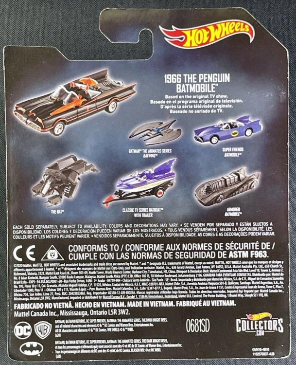 Batman Classic TV Series Hot Wheels 1966 The Penguin Batmobile Gallery Image 3
