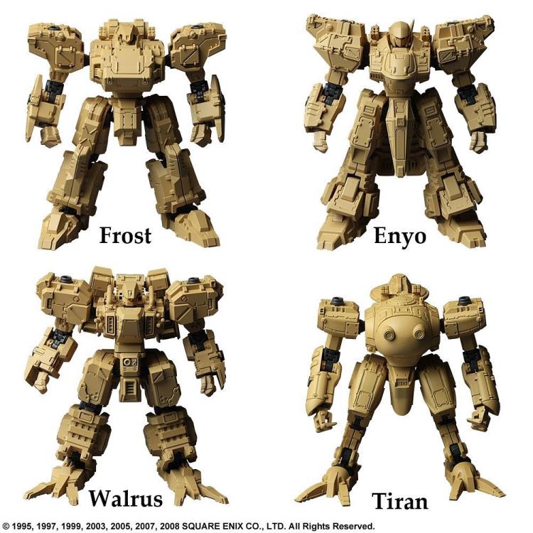 Front Mission Structure Arts Vol.2 Box of 4 Model Kits (With Bonus)