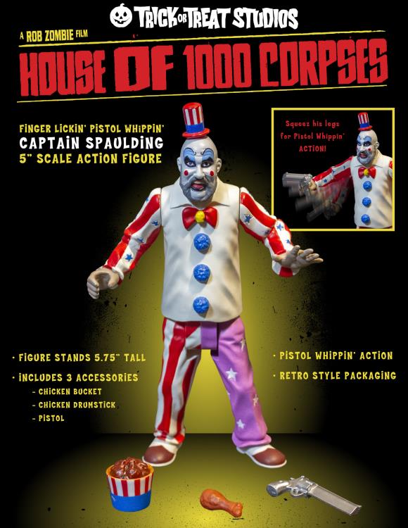 House of 1000 Corpses 5" Captain Spaulding Action Figure Gallery Image 8