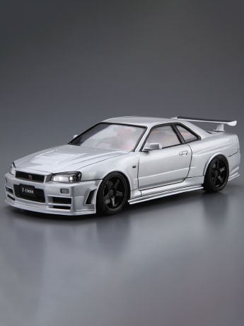 Nissan (2004) Skyline GT-R BNR34 Nismo Z-Tune 1/24 Scale Model Kit