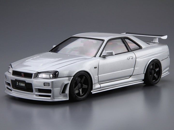 Nissan (2004) Skyline GT-R BNR34 Nismo Z-Tune 1/24 Scale Model Kit