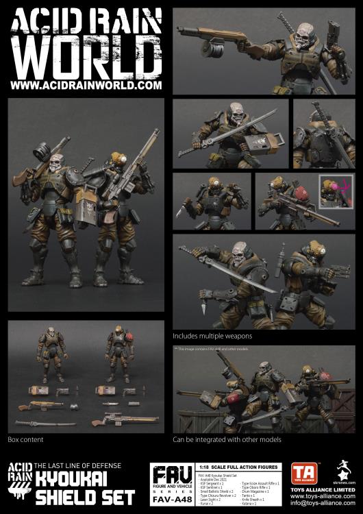 Acid Rain FAV-A48 Kyoukai Shield Action Figure Set