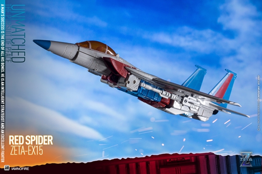 Zeta EX15 Red Spider, EX16 Thundermaker & EX17 Sky Gull Set of 3 Figures Gallery Image 23