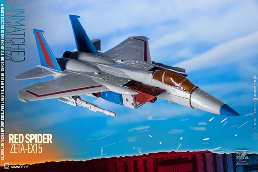 Zeta EX15 Red Spider, EX16 Thundermaker & EX17 Sky Gull Set of 3 Figures Gallery Image 25