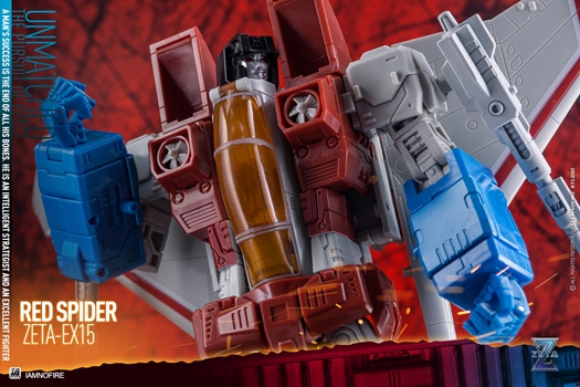 Zeta EX15 Red Spider, EX16 Thundermaker & EX17 Sky Gull Set of 3 Figures Gallery Image 13