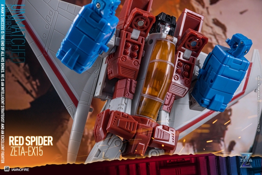 Zeta EX15 Red Spider, EX16 Thundermaker & EX17 Sky Gull Set of 3 Figures Gallery Image 22