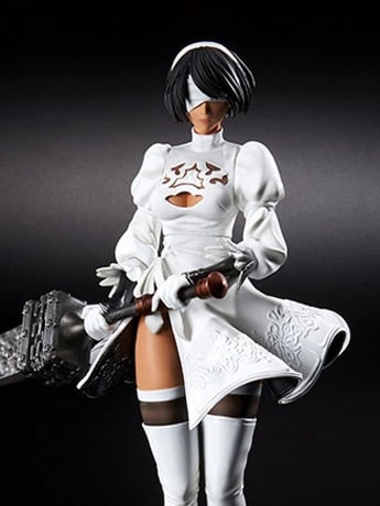 NieR: Automata 2B (YoRHa No.2 Type B) 2P Color Ver. Statuette Gallery Image 2