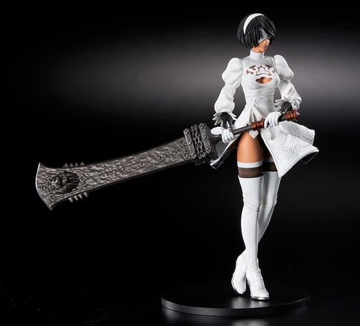 NieR: Automata 2B (YoRHa No.2 Type B) 2P Color Ver. Statuette Gallery Image 4