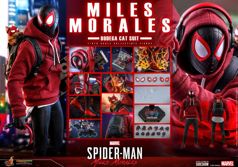 Marvel's Spider-Man: Miles Morales VGM50 Spider-Man (Bodega Cat Suit) 1/6th Scale Collectible Figure Gallery Image 22