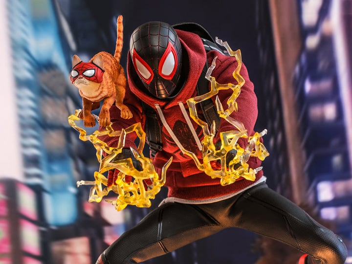 Marvel's Spider-Man: Miles Morales VGM50 Spider-Man (Bodega Cat Suit) 1/6th Scale Collectible Figure Gallery Image 1
