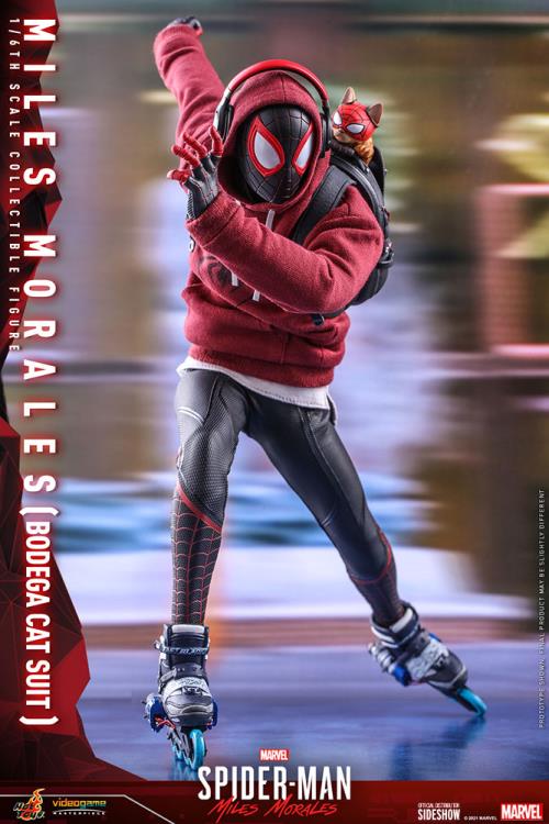 Marvel's Spider-Man: Miles Morales VGM50 Spider-Man (Bodega Cat Suit) 1/6th Scale Collectible Figure Gallery Image 13