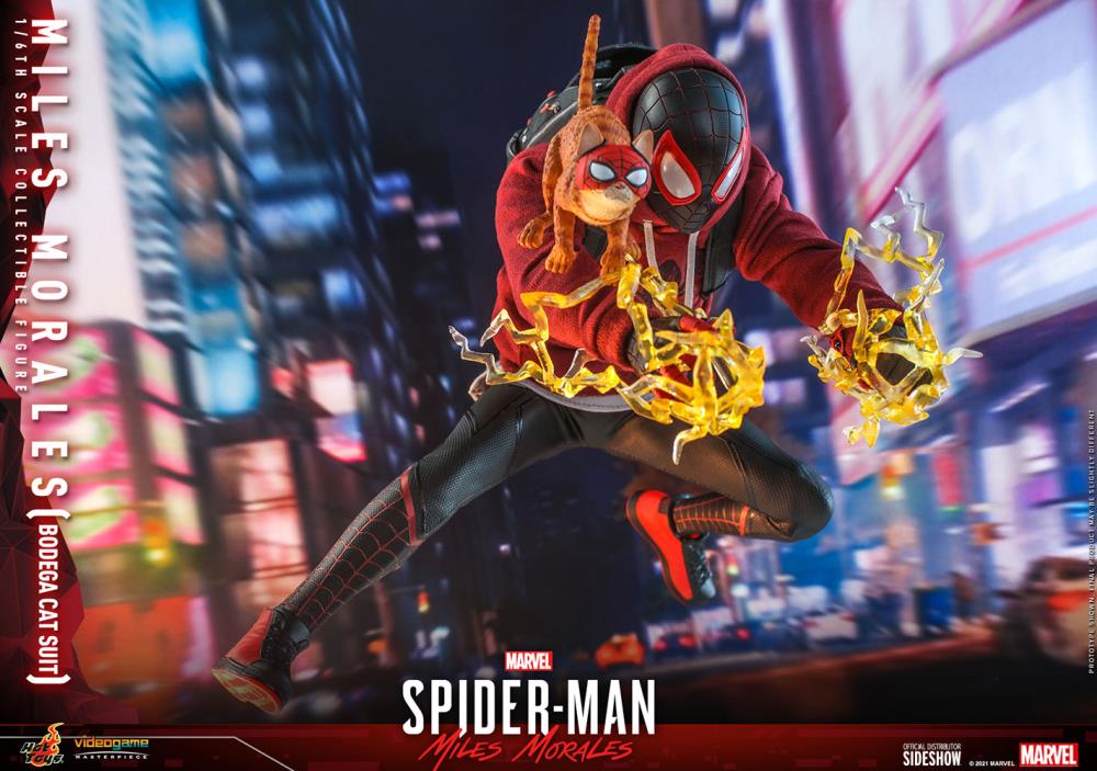 Marvel's Spider-Man: Miles Morales VGM50 Spider-Man (Bodega Cat Suit) 1/6th Scale Collectible Figure Gallery Image 18