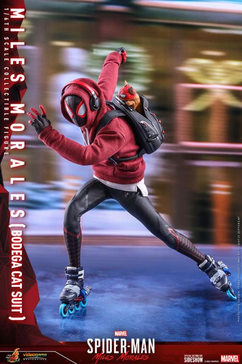 Marvel's Spider-Man: Miles Morales VGM50 Spider-Man (Bodega Cat Suit) 1/6th Scale Collectible Figure Gallery Image 11