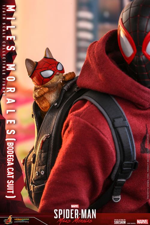 Marvel's Spider-Man: Miles Morales VGM50 Spider-Man (Bodega Cat Suit) 1/6th Scale Collectible Figure Gallery Image 17