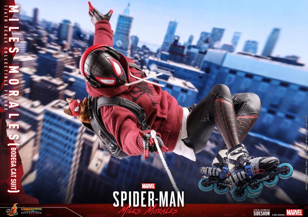Marvel's Spider-Man: Miles Morales VGM50 Spider-Man (Bodega Cat Suit) 1/6th Scale Collectible Figure Gallery Image 20