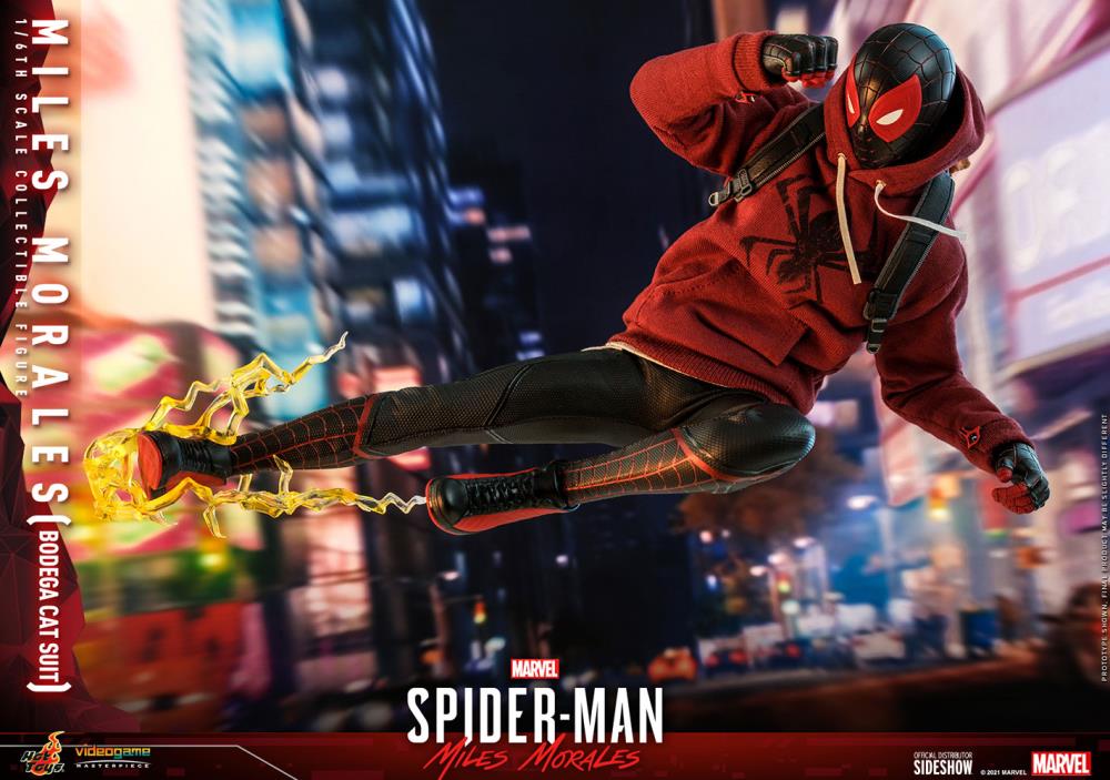 Marvel's Spider-Man: Miles Morales VGM50 Spider-Man (Bodega Cat Suit) 1/6th Scale Collectible Figure Gallery Image 21