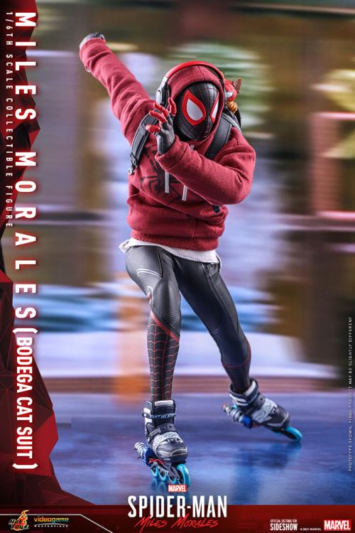 Marvel's Spider-Man: Miles Morales VGM50 Spider-Man (Bodega Cat Suit) 1/6th Scale Collectible Figure Gallery Image 12