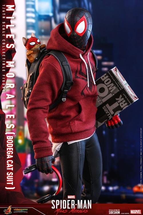 Marvel's Spider-Man: Miles Morales VGM50 Spider-Man (Bodega Cat Suit) 1/6th Scale Collectible Figure Gallery Image 9
