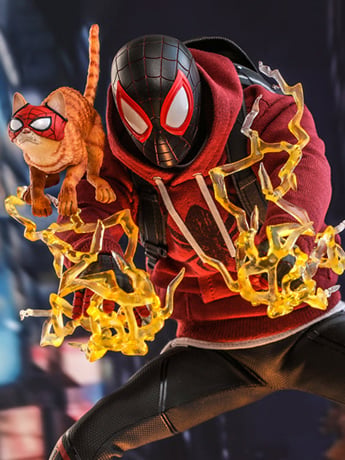 Marvel's Spider-Man: Miles Morales VGM50 Spider-Man (Bodega Cat Suit) 1/6th Scale Collectible Figure Gallery Image 2